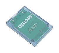 Eacam MX4SIO SIO2SD Micro Storage Card Adapter for with Card Reader Adapter, Hand Made Stable Replacement Micro Storage Card Reader (Transparent Blue)