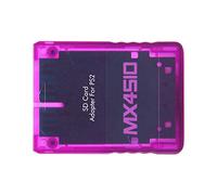 Eacam MX4SIO SIO2SD Micro Storage Card Adapter for with Card Reader Adapter, Hand Made Stable Replacement Micro Storage Card Reader (Translucent Purple)