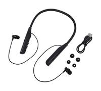 Eacam Neckband BT Earbuds with 100H Playtime, BT 5.4 Chip, Rich Bass, Semi In Ear Style, Memory Silicone Neckband, Designed for Comfort