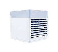 Eacam Personal Air Cooler Desktop Misting Cooling Fan with 3 Speed Settings for Office, Compact and Eco-friendly Design