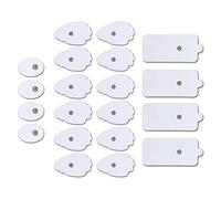 Eacam Portable, Small Medium Large Size Pads, Clear Finish, Compact Design Lightweight, Reusable Accessories Patch Electrode Pads for All Skin Tones and Breathable