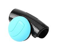 Eacam Power Handle Ball Wheel Booster, Universal Car Steering Wheel Knob Spinner, Lessen Turning Radius for Safe Driving, Bearing-Mounted Soft Steering (Blue)