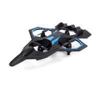 Eacam RC Aircraft Airplane, 360° Flip, Altitude Hold, 3 Speeds LED Light, 6 Channel Remote Control, 7-14 Teens, Handle Controller, Easy to Fly (Blue)
