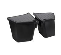 Eacam Rear Trunk Side Storage Bins, Large Capacity, Textured Lid, Model Y Juniper 2025 2026, TPE Construction, Factory Appearance, Easy Installation, Visual, Trunk Side S