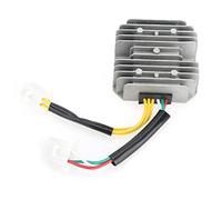 Eacam Regulator Rectifier for GY6, 2 Plug 6-wire Voltage Regulator Rectifier, Designed with Heat Sink Fins for Better Cooling