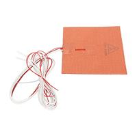 Eacam Silicone Heater Pad Heated Bed Pad Hot Bed Silicone 150x150mm 150W 100K Uniform Heat Transfer High Thermal Efficiency with Back Glue for 3D Printer Mat (12V 150W)