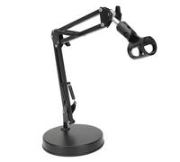 Eacam Space Saving Microphone Arm Bracket Easy to Use Mic Boom Stand for Recording and Broadcasting Iron Material