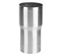 Eacam Stainless Steel Exhaust Pipe Adapter, 51MM to 63MM Universal Connector Tube, Made of 201 Stainless Steel, High, with 57MM for 76MM (57-63MM)