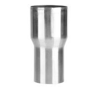 Eacam Stainless Steel Exhaust Pipe Adapter, 51MM to 63MM Universal Connector Tube, Made of 201 Stainless Steel, High, with 57MM for 76MM (51-63MM)