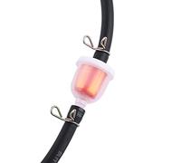 Eacam Universal 6mm Fuel Filter Kit, High Quality Hose with Clips for Mini Moto ATV Quad, Inline Fuel Filter Hose Included, Easy Installation