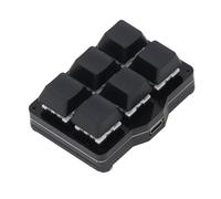 Eacam USB One Handed Mechanical Gaming Keypad with 4 NKRO Keys and Streamlined Functions for Gamers and Streamers Black