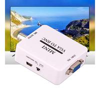 Eacam VGA to BNC Video Converter, Small and Easy to Carry, Resolution for Home and Video Equipment, USB Powered