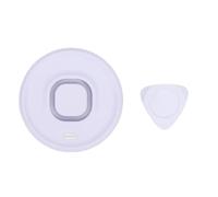 Eacam Water Detector Sensor with 100dB Alarm for Kitchen Bathroom Basement Smart Home Integration 1 Unit (White)