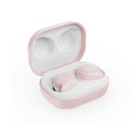 Eacam Wireless BT 5.4 Noise Canceling Earphones Gaming Sports Headset with Dual Audio Decoding for Music Lovers (Pink)