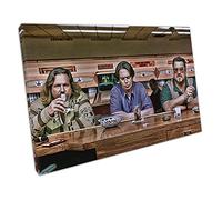 EACanvas Big Lebowski The bowling bar Dude Walter Donny Film Ready to Hang Wall Art Print Picture For Home Office Decor 45x30cm (18x12In)