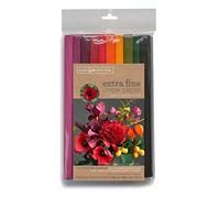 Each 25cm x 200 cmLia Griffith Extra Fine Crepe Enchanted Garden 130% Stretch 10 Colours