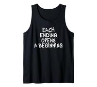 Each Ending Opens A Beginning Mindfulness Inner Peace Zen Tank Top