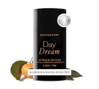 Each & Every Natural Aluminum-free Deodorant for Sensitive Skin with Essential Oils, Vegetable Packaging, Citrus and Vetiver Oil, 70 ml