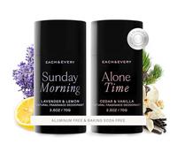 Each & Every Natural Deodorant No Aluminium for Men and Women Multipack Cedar Vanilla Lavender Lemon Vegetable Pack Travel Size 2 Pack