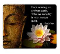 Each Morning we are Born Again. What we do Today is What Matters Most. Mouse Pad Inspirational Quotes and Saying Personality Desings Gaming Mouse Pad