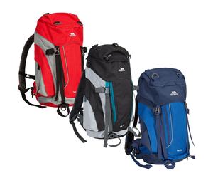 (EACH, Storm Blue/Soft Stone) Trespass 33L Rucksack Backpack Padded Trek 33