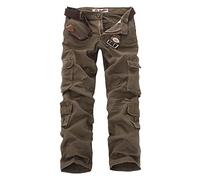 EACH WOMEN Men Cargo Work Trousers Mens Cotton Combat Work Pants Plus Size Military Tactical Trousers