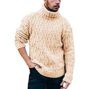 Each Women Men's Knit Pullover Sweater Chunky Roll Neck Jumper