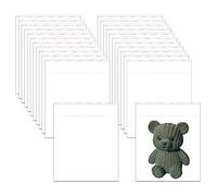 EachDusto 6"x6" Cellophane Bags 100pcs Clear Self Adhesive Cello Baggies 2mil Skinny Self Stick Glassine Bags for Candy Crafts Bracelet Oil Pastel Disposable Tableware Watch Hairpin Key Chain