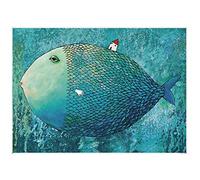 EACHHAHA 1000 Piece Giant Fish Ocean Art Jigsaw Puzzle for Adults
