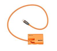 EACHSHOT ZGCINE USB-C to Canon LP-E6P Dummy Battery,60cm Cable, for Canon R5 R6 R7 R5Mark II R6Mark III/II R5C 60D 70D 80D 90D XC10 XC15 5DS 5DSR 5DMark II/IV