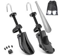 eachway Shoe Stretcher Shoe Widener Adjustable Width Length Wide Feet Shoe for Men Women (M for M's Us6.5-10; Wm's Us10-13.5) Black