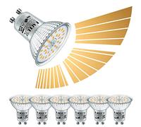 EACLL GU10 LED Bulbs Warm White 7W Stepless and 3 Steps Dimmable, 6-Pack, 3000K 605lm Flicker-Free Light Bulbs, 3-in-1 Dimming via Light Switch or Smooth Dimming via Dimmer, 2-in-1 Dimming Function