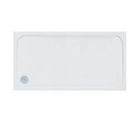 Eacon Low Profile White Stone Resin Acrylic Capped Rectangle Shower Tray Premium Quality 1800 x 900