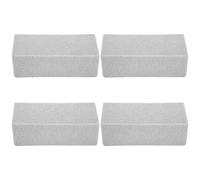 EACTEL 4Pcs Dry Floral Foam for Wet Floral Foam Bricks Grey Florist Blocks for Flower Arrangement