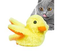 EACTEL Cat duck toys - USB Rechargeable Soft Cute cat Duck Toy | Electric Plush Bird Cat Toy | Electric Flapping Wings Cat Duck Toy | Stuffed duck Toys For Indoor Cats Exercise