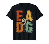 “EADG” Bass String Graphic Retro Design for Music Lovers T-Shirt