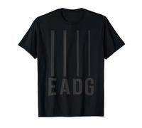 “EADG” Guitar Strings Design for Acoustic & Electric Players T-Shirt