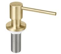 EADOT Deck Mounted Brass Kitchen Sink Soap Dispenser or Lotion Dispenser with 17OZ Above The Sink Refillable Bottle(Brushed Gold)