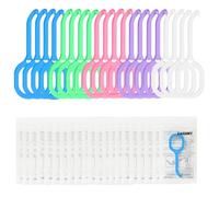 EAEDMY 10PCS Individually Wrapped Clear Aligner Removal Tool for Invisible Removable Braces Retainers and Dentures, Dental Grade Personal Orthodontic Solution Accessories (20pcs)