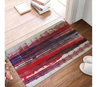 EAEQKOUC 3D Burn the tiles Anti-slip Doormat Floor Mat Absorbent Mat Carpet Rug for Kitchen Entrance Home Bathroom Footpad Mats-60x90cm