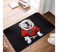 EAEQKOUC 3d English Bulldog Doormat Non-Slip Bath Kitchen Mat Bedroom Balcony Door Floor Entrance Carpet Rug-50x80cm