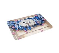 EAEQKOUC 3D Grace the Owl who loved raspberries Non-slip Doormat Floor Mat Rug for Kitchen Entrance Home Balcony Footpad Mats-60x90cm