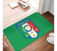 EAEQKOUC 3d Italia Figc Mat Rug Carpet Anti-Slip Floor Mats Bedroom Italia Italy Figc World Champions 4 Stars Soccer Football Legends-50x80cm