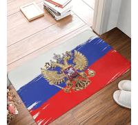 EAEQKOUC 3d Russian Coat Of Arms Doormat Anti-Slip Entrance Bath Kitchen Floor Door Mats Communism Garage Rug Carpet Footpad-40x60cm