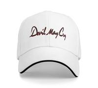 EAEQKOUC Baseball Cap Anime Devil-May Logo Crys Outfits Unisex Original Game Trucker Hat Retro Travel Headwear Adjustable Sun Cap Gift