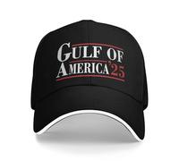 EAEQKOUC Baseball Cap Gulf of America Patriotic Cap for Unisex Fashion Snapback Hat Travel Headewear Gift Gift
