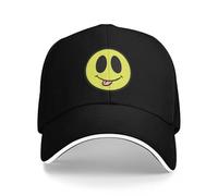 EAEQKOUC Baseball Cap Silly Smiley Face Winter for Men Funny Big Size Hat Unique Man Women's Gift