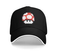 EAEQKOUC Baseball Cap Super Mushroom Funny hat Designer Hat Cap Man Mens Women's Gift