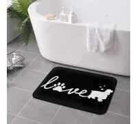 EAEQKOUC Cocker Spaniel Love Dog Pet Lover Gift Anti-slip Doormat Floor Mat Carpet Rug for Kitchen Bathroom Living room Footpad Mats 3D-50x80cm