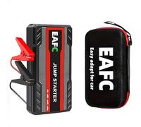 EAFC 1500A Car Jump Starter, 12V Portable Power Bank Battery Booster | Storage Bag, Up to 3.0L Petrol, LED Light, USB, Smart Clamps for Cars, Vans
